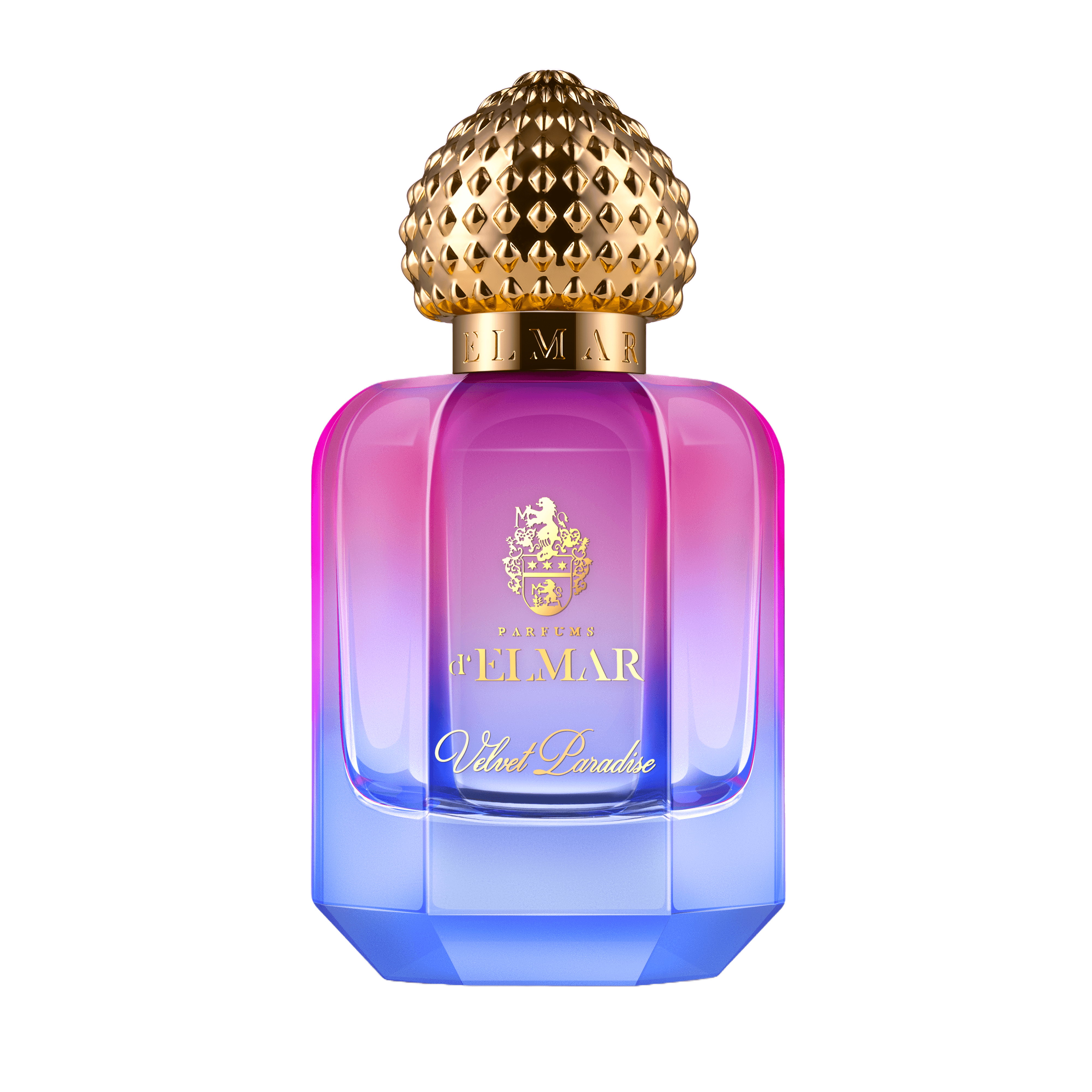 Flakon von Parfums d’Elmar Velvet Paradise – hochwertiges Nischenparfum mit sinnlich-orientalischem Duftprofil