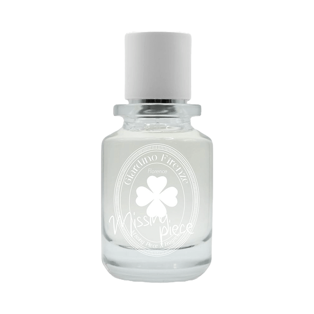 Giardino Firenze Missing Piece Parfumflakon auf transparentem Hintergrund